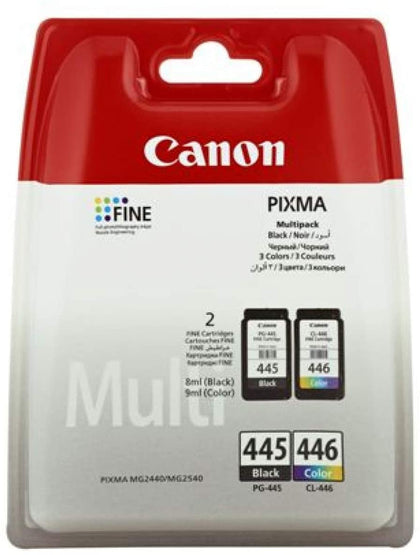 Canon CL-446 and PG-445 Ink Cartridges - Multipack
