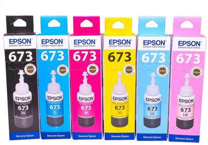 Genuine Epson Ink Set For Epson L800 L805 L810 L850 L1800