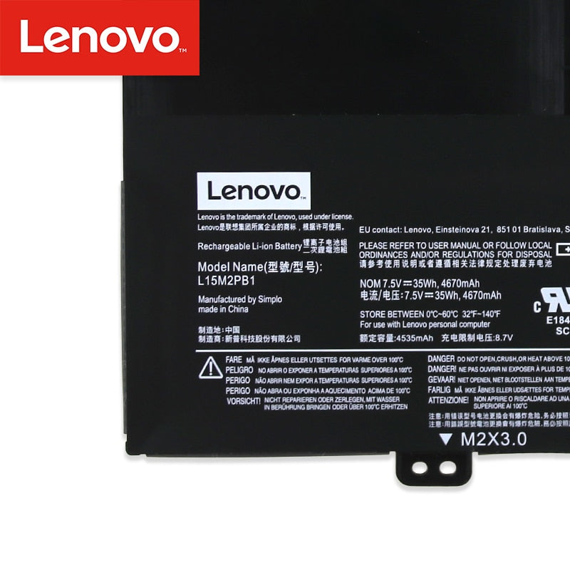 Original L15M2PB1 L15C3PB1 Laptop Battery Compatible With Lenovo Ideapad 330s 7000-14ikbr 15ikbr 14AST 15AST L15M3PB0 L15L3PB1