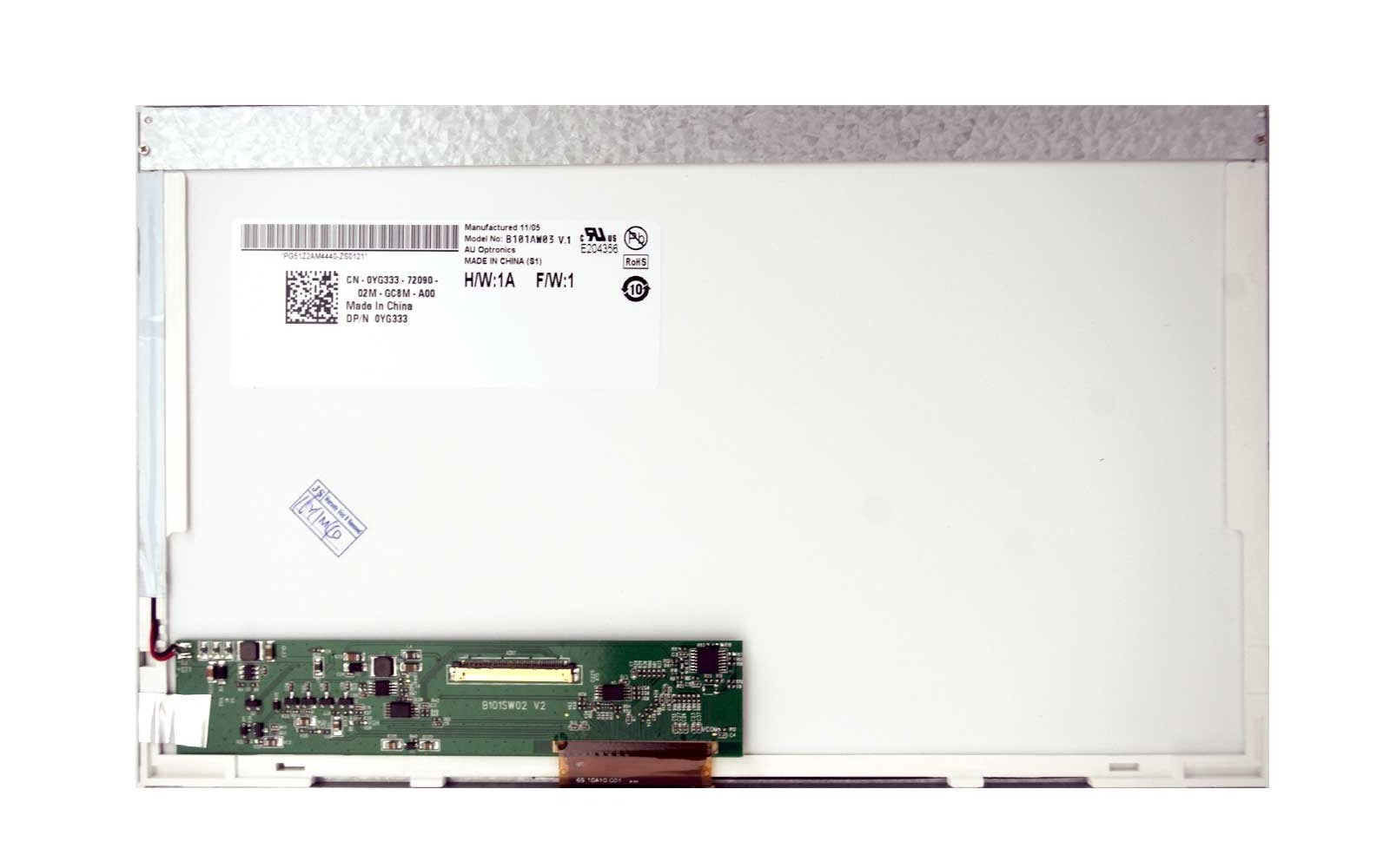Dell Inspiron Mini 10, 1000, 1018, 1100, 210C, 2140 10.1″ LED Laptop Screen 1024*600 SVGA Bottom Left 40 Pin
