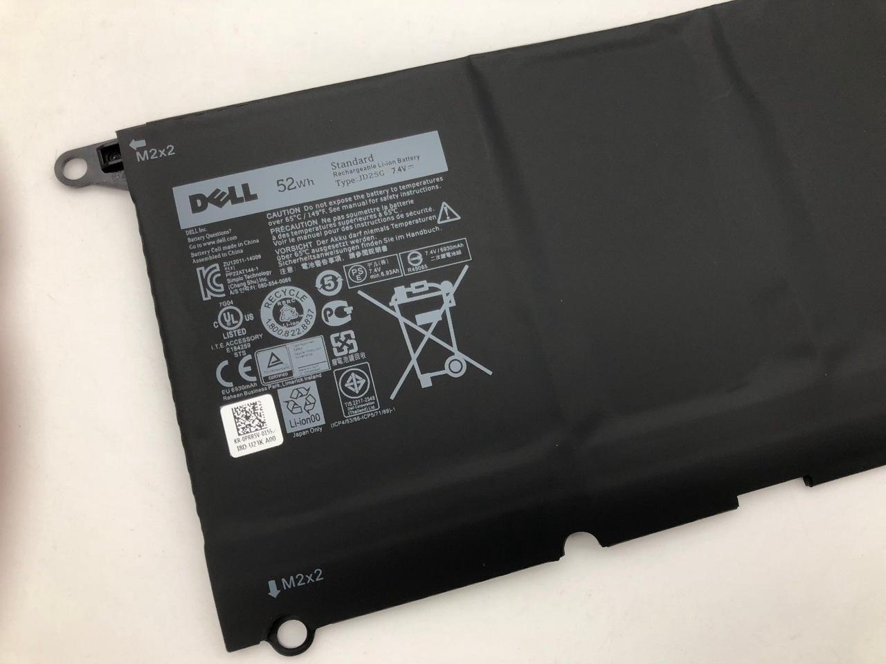 Original Laptop Battery for Dell XPS 13-9343 13-9350 JD25G JHXPY RWT1R 5K9CP 0N7T6 90V7W 090V7W 0DRRP 00DRRP