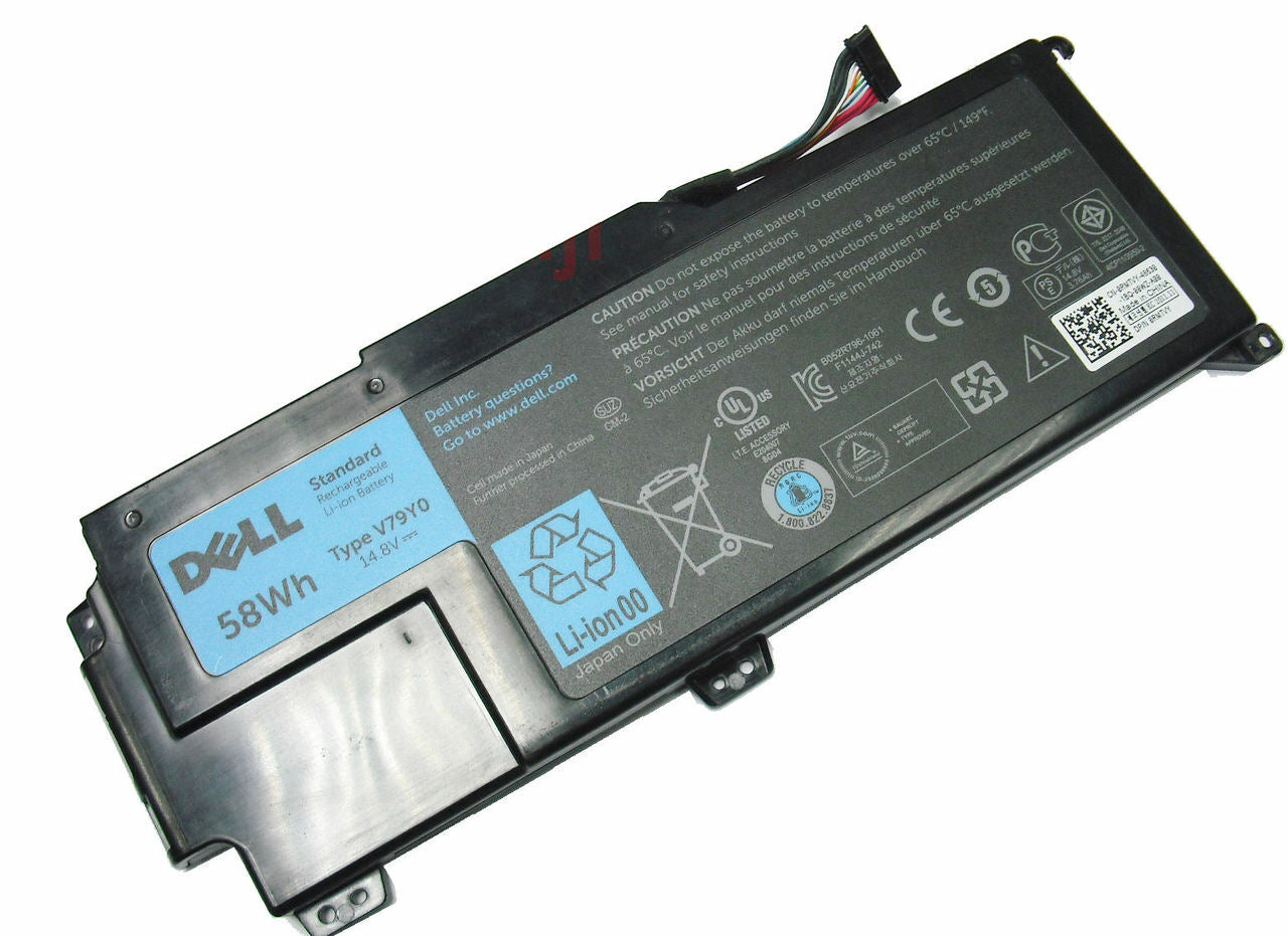Original V79Y0 V79YO ORMTVY Laptop Battery compatible with Dell XPS L412x L412z 14z 14Z-L412X 14Z-L412Z Tablet