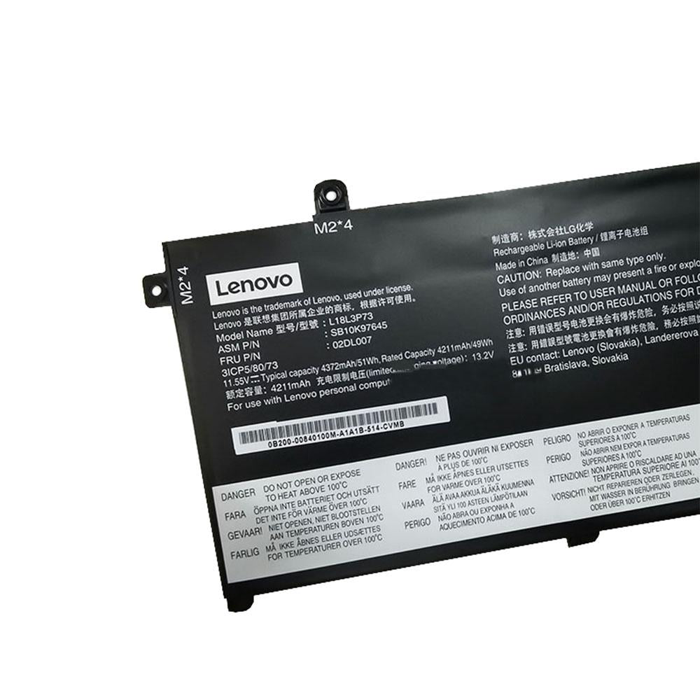 Original L18L3P73 11.55V 51Wh Battery For Lenovo ThinkPad P43s T490 T495