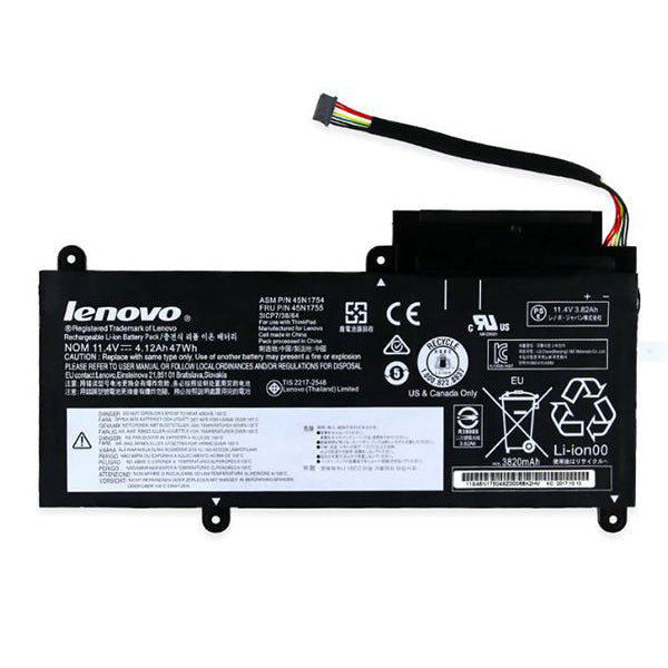 Rechargeable Batteries Internal Internal 6C 47Wh Liion Lgc - LENOVO