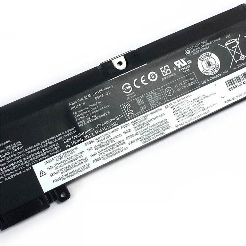 Original 00HW025 00HW024 laptop battery for Lenovo T460s T470s