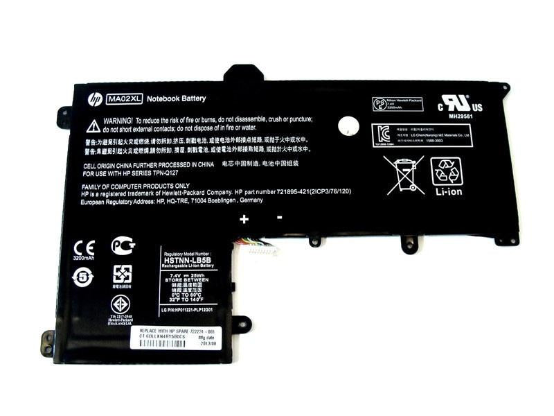 Original MA02XL Laptop Battery compatible with HP MA02025XL HSTNN-LB5B 721895-421 722232-005 Tablet