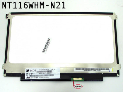 NT116WHM-N21 HN116WX1-102 Slim 11.6″ LED Laptop Screen 1366*768 WXGA HD Bottom Right 30 PIN Twin Holes Bracket Left & Right