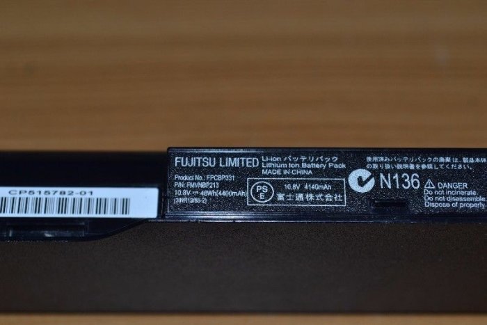 Laptop Battery for Fujitsu LifeBook FPCBP331 FMVNBP213 A532 AH532 AH532/GFX Life Book AH 532