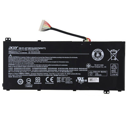 7.6V 4515mAh (34.31Wh) Original laptop battery for Acer AP18B18J