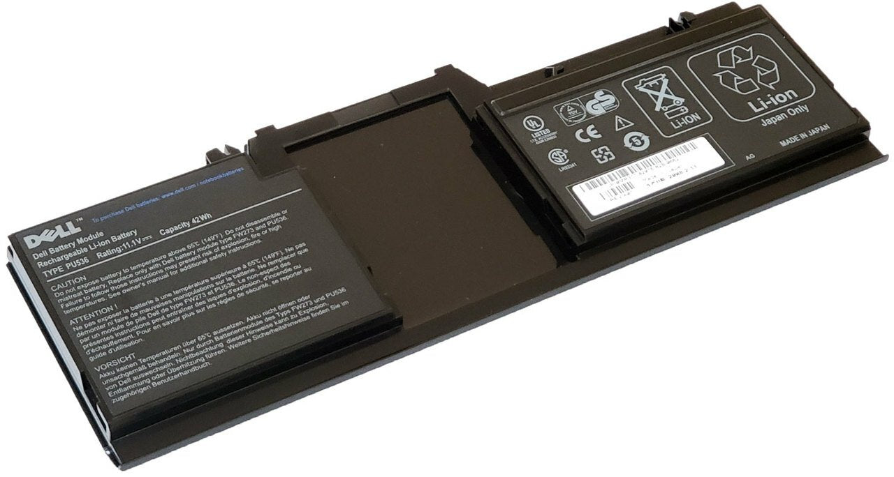 Original PU536, 312-0650, J927H Laptop Battery for Dell Latitude XT2 XFR Tablet PC,