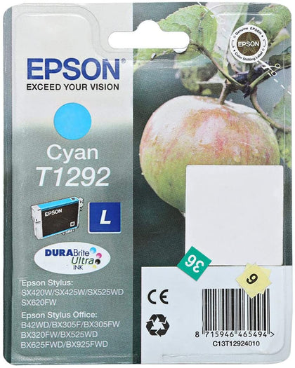 Epson Toner Cartridge - T-1292, Cyan