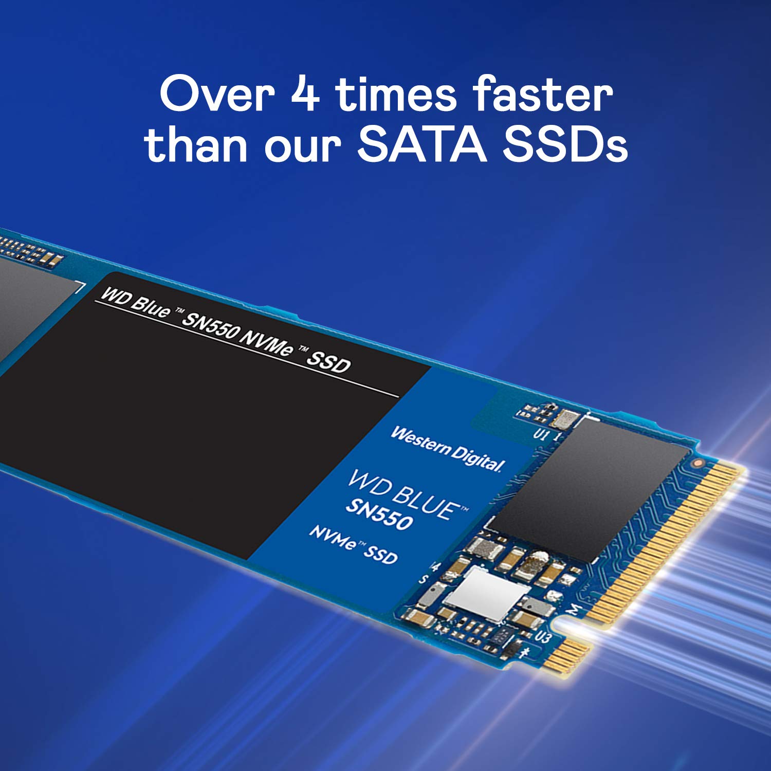 WD Blue SN550 500GB NVMe Internal SSD 2400MB/s R, 1750MB/s