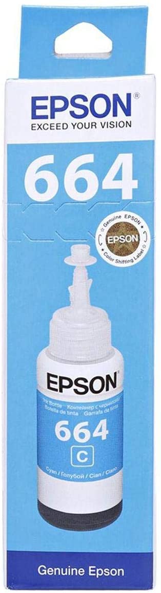 Epson Ink Cartridge - T6642, Cyan 70ml Ink Bottle