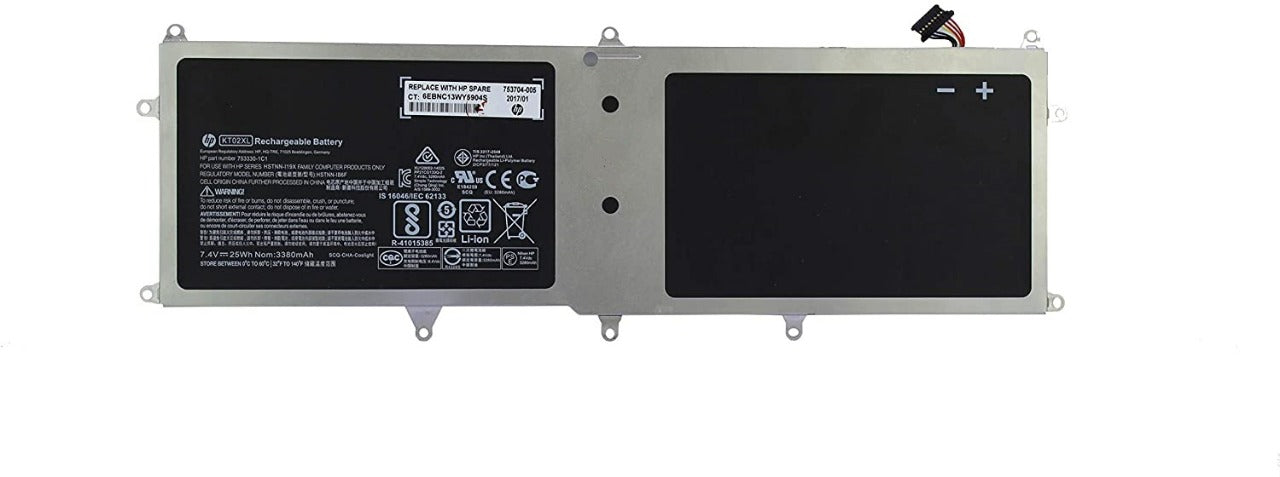 Original 7.4V 25Wh KT02XL Laptop Battery Compatible with  HP 753330-421 HSTNN-LB6F HSTNN-I19X KT02025XL Series