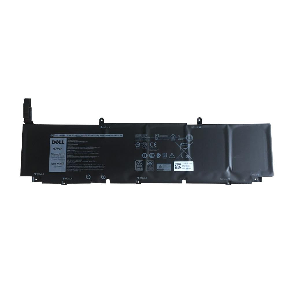 Original XG4K6 11.4V 97Wh Laptop Battery for Dell XPS 17 9700, Precision 5750 Series