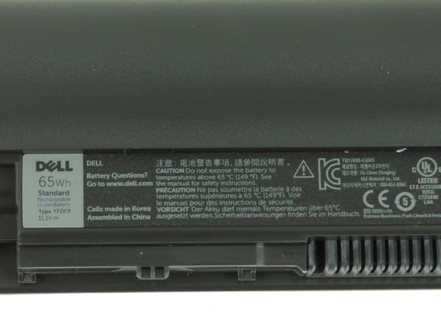 Original YFDF9 Laptop Battery for Dell Latitude 3340 V131 Generation 2 series 5MTD8 HGJW8 451-BBJB YFOF9 JR6XC 451-12176