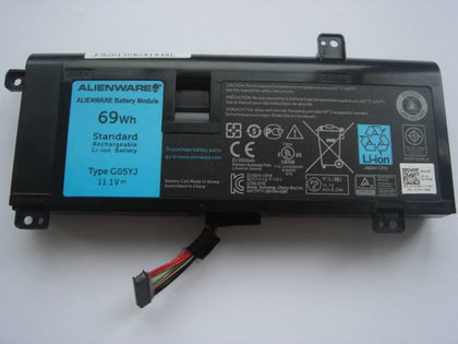 Original G05YJ Y3PN0 P39G Laptop Battery for Dell Alienware 14 A14 M14X R4 R3 ALW14D 14D-1528  ALW14D-5528 14D-5728