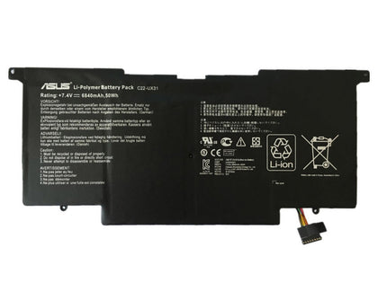 7.4V 6840mAh 50Wh C22-UX31 Original Li-polymer Battery compatible with ASUS ZenBook UX31 ZenBook UX31A ZenBook UX31E Ultrabook