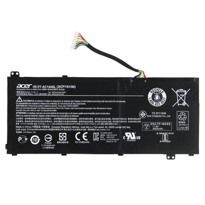 Original AC14A8L Battery for Acer V15 Nitro Aspire VN7-571 VN7-571G 52.5Wh