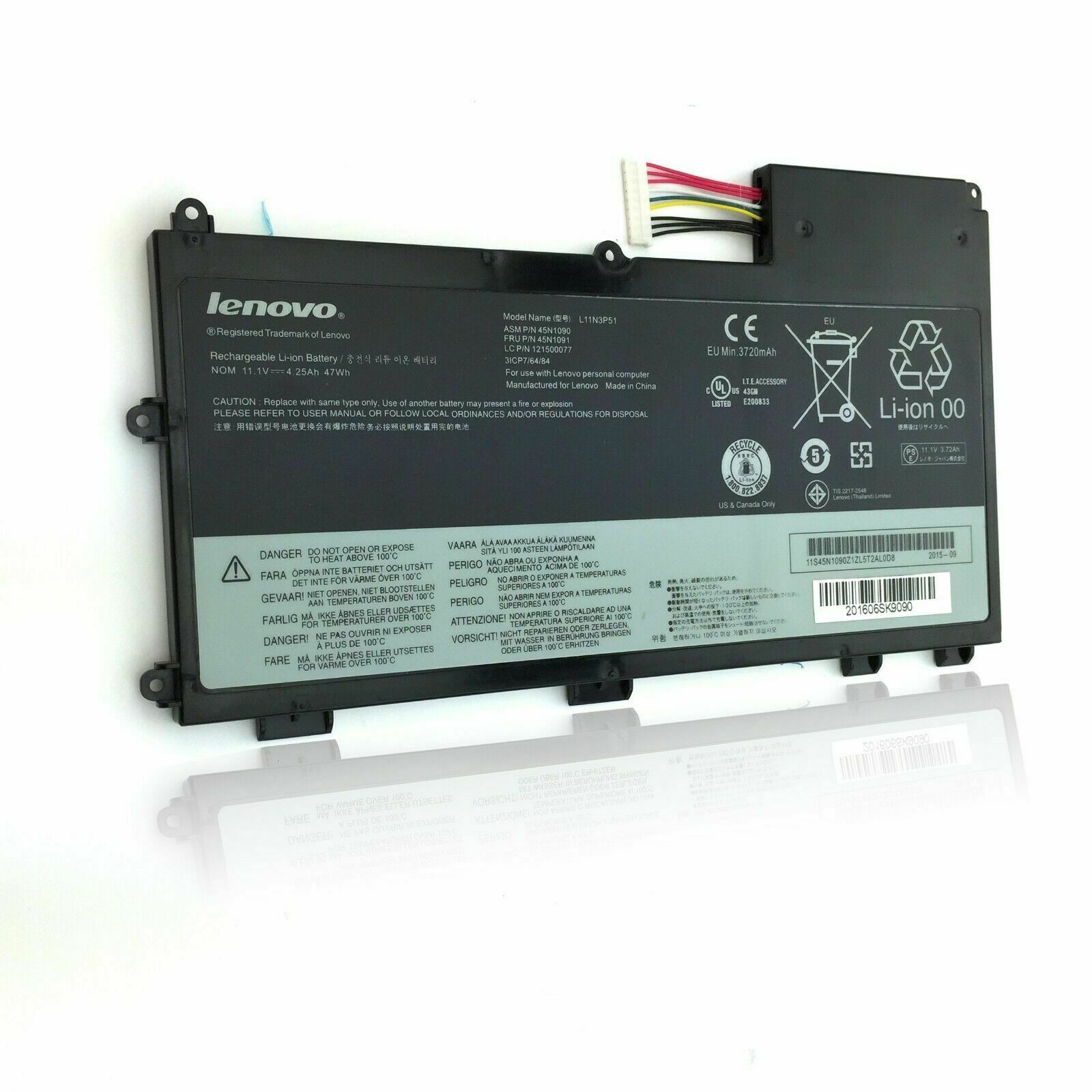 Original 45N1090 L11S3P51 Laptop Battery for Lenovo ThinkPad T430U