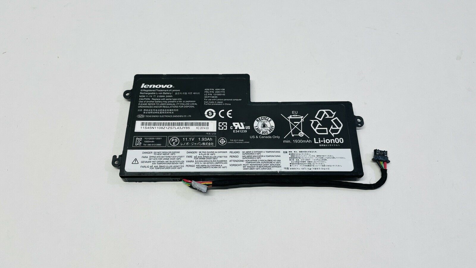 Original 45N1108 45N1773 laptop battery for Lenovo ThinkPad T440, T450, T460 Series