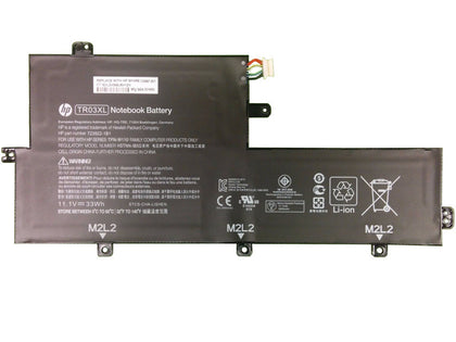 Original 11.1V 33Wh TR03XL Laptop Battery For HP Split X2 13 Series HSTNN-DB5G HSTNN-IB5G 723922-171