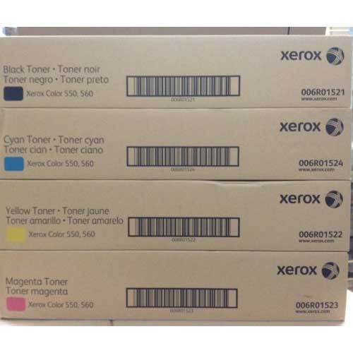 Xerox DC 550/560/570 C60/C70 Toner Set CMYK (Cyan/Magenta/Yellow